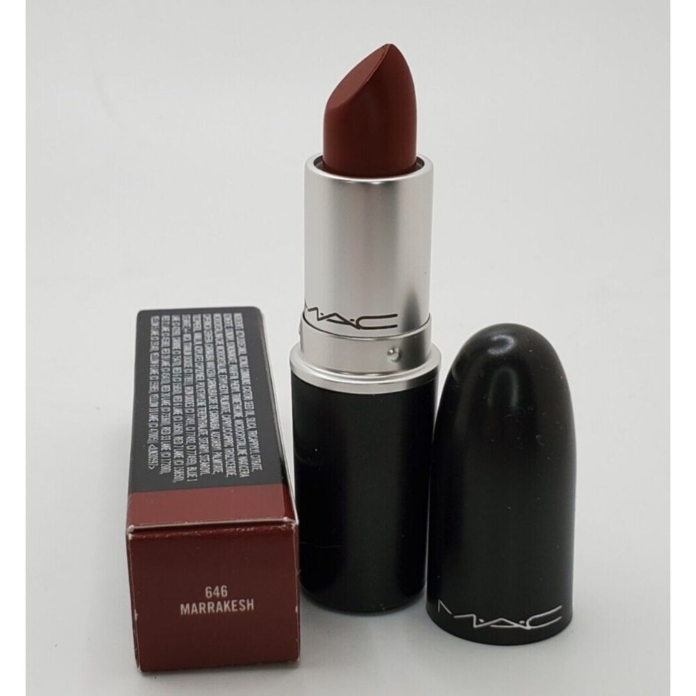 MAC MARRAKESH #646  Lipstick ~  Intense Orange Brown Matte ~ New in Box 3gm